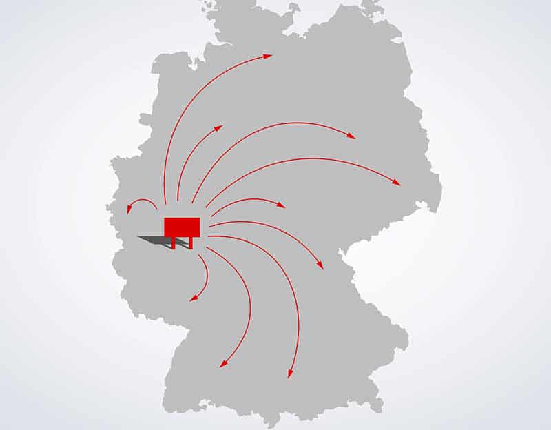 Bautafel mieten. Bundesweite Lieferung: z. B. Bayern, Sachsen, Sachsen-Anhalt