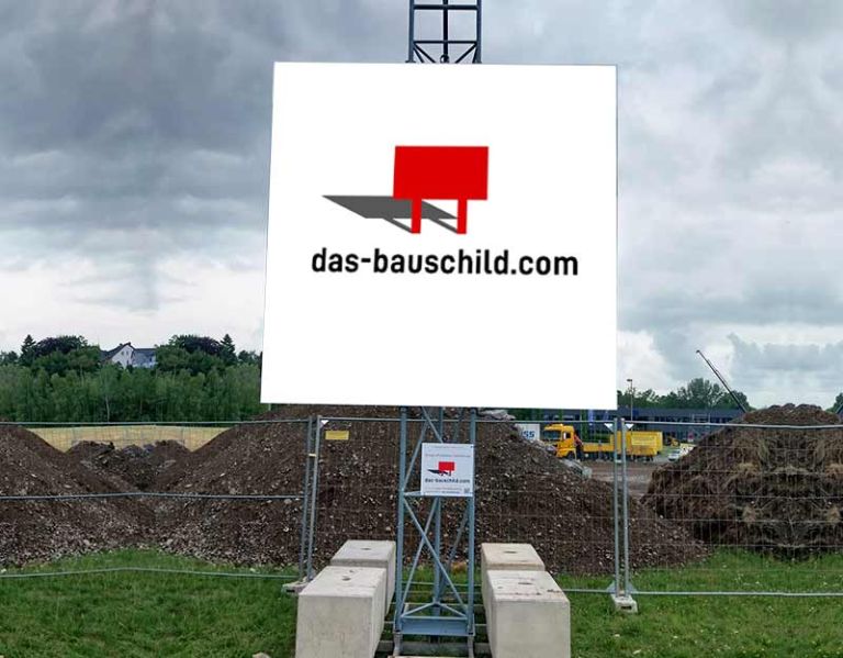 Bauschild 3x3m