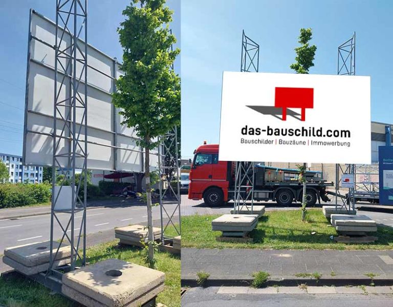 Bauschild 5x3m Düsseldorf
