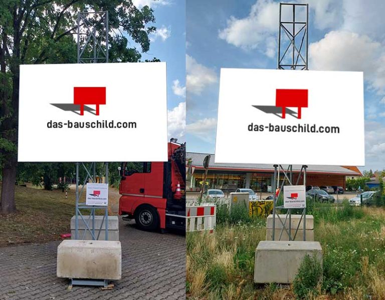 Bauschilder 3x2