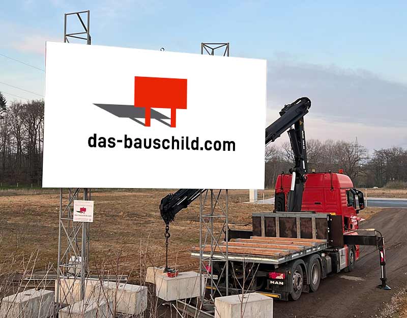 Bauschild Anfrage