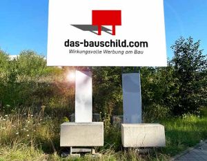 Bauschild Kosten Bauschilder mieten mit bundesweiter Aufstellung! Bauzäune, Immobilienwerbung uvm. Bauschild Kletterschutz Vandalismusschutz