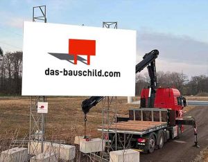 Bauschild Kosten Bauschilder mieten mit bundesweiter Aufstellung! Bauzäune, Immobilienwerbung uvm. Bauschild-Umstellung