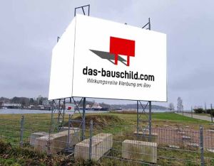 Bauschild Kosten Bauschilder mieten mit bundesweiter Aufstellung! Bauzäune, Immobilienwerbung uvm. Bauschild Windzone 4